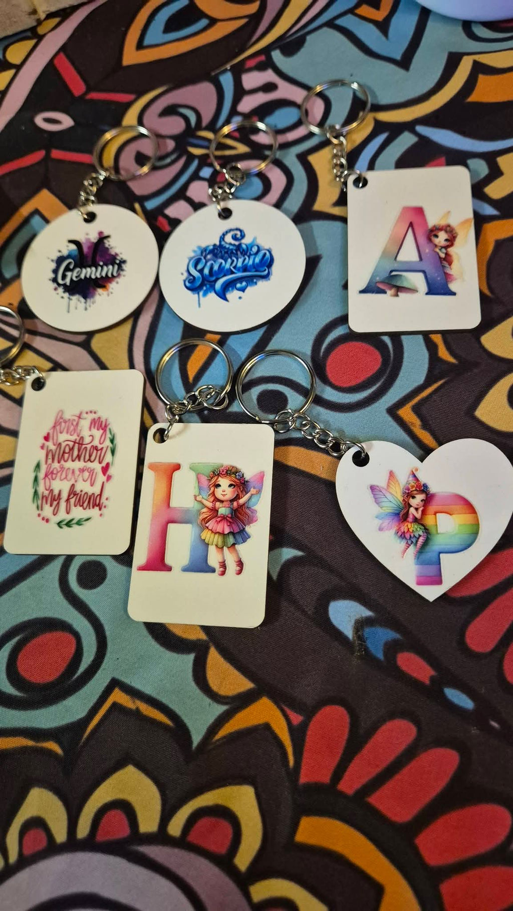 UV DTF Keychains