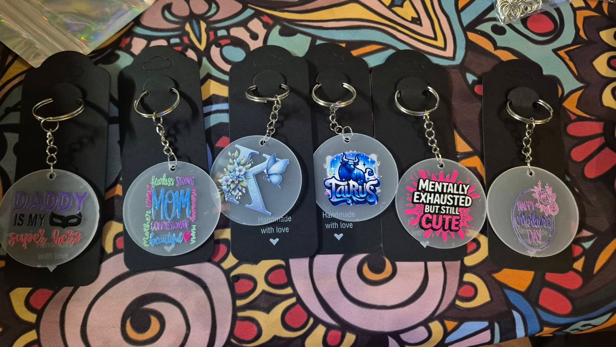 UV DTF Keychains